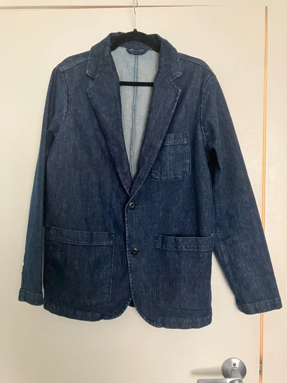 Dark Blue Denim Blazer